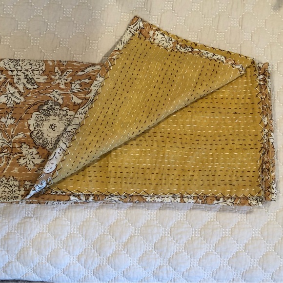 New Floral Kantha Quilt - Picture 2 of 2